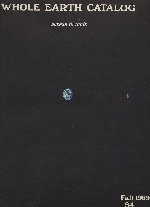 Обложка The Whole Earth Catalog. Издание 1969 года.