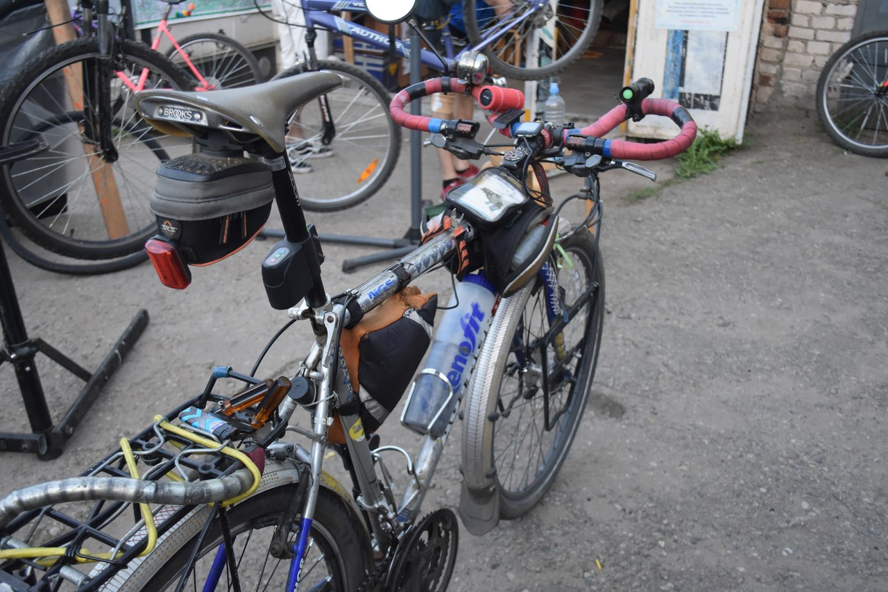 Велосипед, собранный Александром Дещенко на ВелоКухне